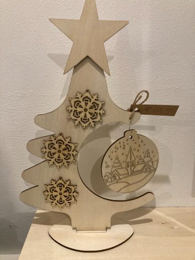 houten kerstboom